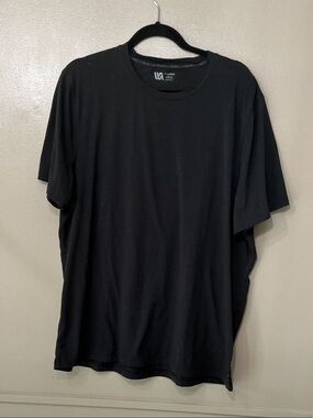 Men's Black Crew Neck Tee - LA Brand